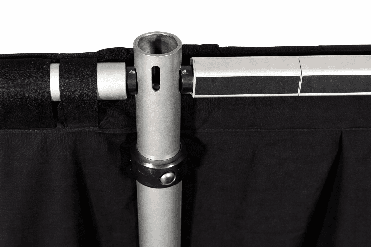 Pipe and Drape scheidingswanden op een evenement